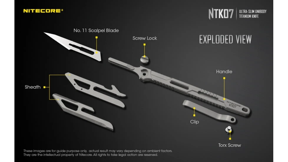 Nitecore NTK07 Titanium Knife 9 Nitecore NTK07 Titanium Knife - Image 9