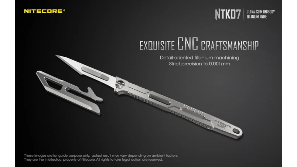 Nitecore NTK07 Titanium Knife 3 Nitecore NTK07 Titanium Knife - Image 3