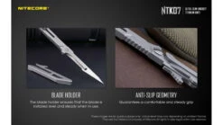 Nitecore NTK07 Titanium Knife 17 Nitecore NTK07 Titanium Knife -Nitecore opplanet nitecore ntk07 titanium knife 4 51in silver 6952506494088 av 4