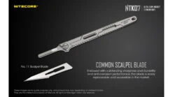 Nitecore NTK07 Titanium Knife 21 Nitecore NTK07 Titanium Knife -Nitecore opplanet nitecore ntk07 titanium knife 4 51in silver 6952506494088 av 6