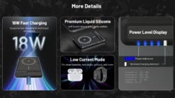 Nitecore NW5000 Magnetic Wireless Charging And USB-C 5000mAh Power Bank -Nitecore opplanet nitecore nw5000 magnetic wireless charging and usb c 5000mah power bank black 6952506496440 av 3