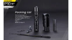 Nitecore P10 V2 CREE XP-L2 V6 LED Compact EDC Flashlight -Nitecore opplanet nitecore p10 v2 1100 lumen compact edc flashlight black 6952506405916 av 10