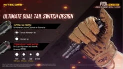 Nitecore P10i Luminous SST-40-W LED USB-C Rechargeable Flashlight -Nitecore opplanet nitecore p10i 1800 lumen usb c rechargeable flashlight black 6952506406500 av 2