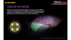 Nitecore P20i UV Luminus SST-40-W LED Rechargeable Flashlight W/UV Light -Nitecore opplanet nitecore p20i uv 1800 lumen rechargeable flashlight with uv light black 6952506406616 av 3