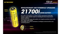 Nitecore P20i UV Luminus SST-40-W LED Rechargeable Flashlight W/UV Light -Nitecore opplanet nitecore p20i uv 1800 lumen rechargeable flashlight with uv light black 6952506406616 av 8