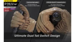 Nitecore P20UV V2 CREE XP-L2 V6 LED Flashlight -Nitecore opplanet nitecore p20uv v2 1000 lumen led flashlight black 6952506406401 av 4