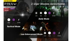 Nitecore P20UV V2 CREE XP-L2 V6 LED Flashlight -Nitecore opplanet nitecore p20uv v2 1000 lumen led flashlight black 6952506406401 av 6