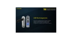 Nitecore TIKI OSRAM P8 LED Rechargeable Keychain Flashlight -Nitecore opplanet nitecore tiki 300 lumen rechargeable keychain flashlight transparent 6952506405671 av 4