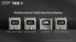 Nitecore TINI 2 500 Lumen Rechargeable Keychain LED Flashlight -Nitecore opplanet nitecore tini 2 500 lumen rechargeable keychain flashlight titanium 6952506407163 av 2