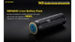 Nitecore TM39 Luminus SBT-90 GEN2 LED 1640 Yard Long Throw Flashlight -Nitecore opplanet nitecore tm39 5200 lumen 1640 yard long throw flashlight black 6952506405893 av 10