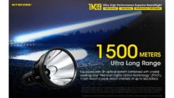 Nitecore TM39 Luminus SBT-90 GEN2 LED 1640 Yard Long Throw Flashlight -Nitecore opplanet nitecore tm39 5200 lumen 1640 yard long throw flashlight black 6952506405893 av 2