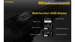 Nitecore TM39 Luminus SBT-90 GEN2 LED 1640 Yard Long Throw Flashlight -Nitecore opplanet nitecore tm39 5200 lumen 1640 yard long throw flashlight black 6952506405893 av 3