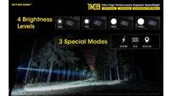 Nitecore TM39 Luminus SBT-90 GEN2 LED 1640 Yard Long Throw Flashlight -Nitecore opplanet nitecore tm39 5200 lumen 1640 yard long throw flashlight black 6952506405893 av 5