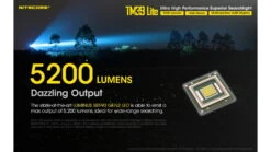 Nitecore TM39 Lite Luminus SBT-90 GEN2 LED 1640 Yard Long Throw Flashlight -Nitecore opplanet nitecore tm39 lite 5200 lumen 1640 yard long throw flashlight black 6952506405909 av 1