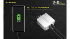 Nitecore UA42Q 2-Port Quick Charge USB 2.0 & 3.0 Adapter 13 Nitecore UA42Q 2-Port Quick Charge USB 2.0 & 3.0 Adapter -Nitecore opplanet nitecore ua42q 2 port quick charge usb 2 0 3 0 adapter silver 6952506493067 av 2
