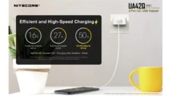 Nitecore UA42Q 2-Port Quick Charge USB 2.0 & 3.0 Adapter 15 Nitecore UA42Q 2-Port Quick Charge USB 2.0 & 3.0 Adapter -Nitecore opplanet nitecore ua42q 2 port quick charge usb 2 0 3 0 adapter silver 6952506493067 av 3
