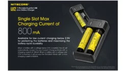 Nitecore Intelligent USB Lithium-ion Battery Charger -Nitecore opplanet nitecore ui2 dual slot intelligent usb lithium ion battery charger for 18650 18350 20700 21700 black 6952506492923 av 1