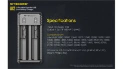 Nitecore Intelligent USB Lithium-ion Battery Charger -Nitecore opplanet nitecore ui2 dual slot intelligent usb lithium ion battery charger for 18650 18350 20700 21700 black 6952506492923 av 5