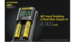 Nitecore Intelligent USB Superb Battery Charger -Nitecore opplanet nitecore ums2 intelligent usb dual slot superb battery charger black 6952506492817 av 3