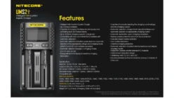 Nitecore Intelligent USB Superb Battery Charger -Nitecore opplanet nitecore ums2 intelligent usb dual slot superb battery charger black 6952506492817 av 5