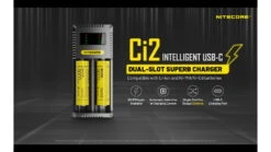Nitecore Universal Battery Charger 22 Nitecore Universal Battery Charger -Nitecore opplanet nitecore universal battery charger ci2 dual slot black 6952506495351 av 1