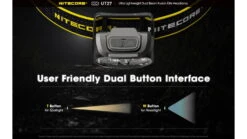 Nitecore UT27 Dual Beam Rechargeable Headlamp -Nitecore opplanet nitecore ut27 dual beam rechargeable headlamp black 6952506406937 av 7